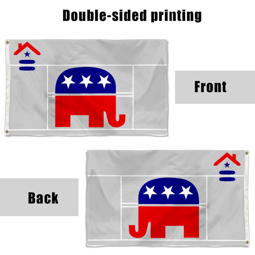 Fyon US Log Cabin Republicans Flag Banner