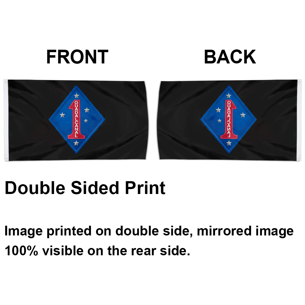 Fyon USMC US Marine Corps 1st Marine Division Flag Indoor and outdoor banner 2240819