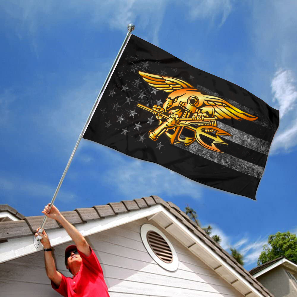 Fyon US Navy Trident Seal Flag Indoor and outdoor banner 2240816