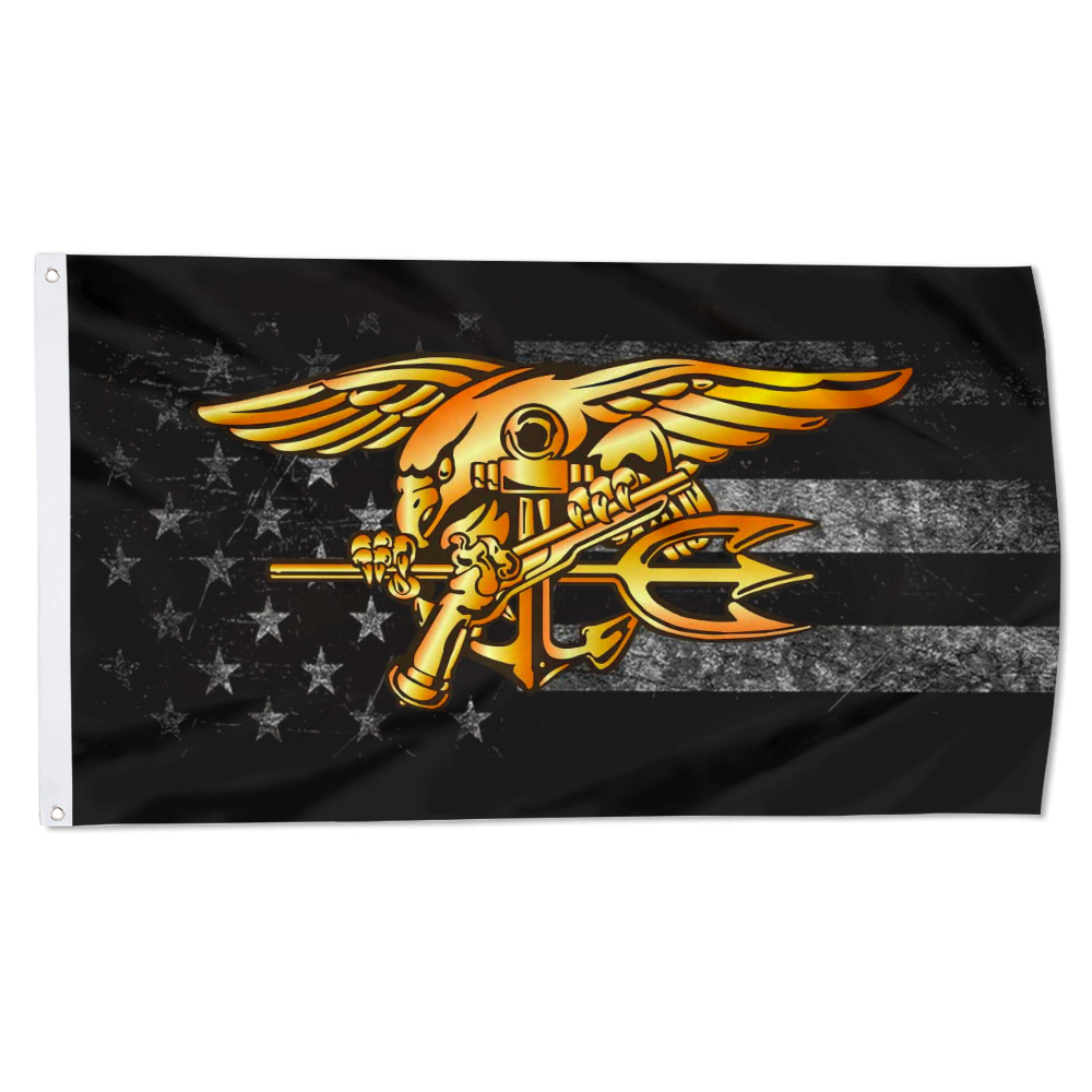Fyon US Navy Trident Seal Flag Indoor and outdoor banner 2240816