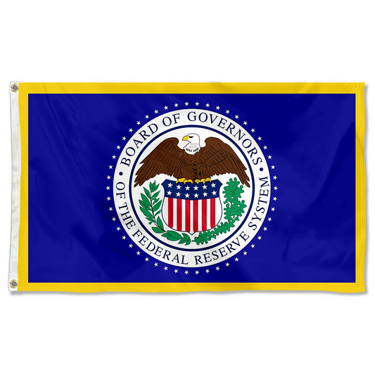 Fyon United States Federal Reserve Bank Flag Indoor and outdoor banner 33015