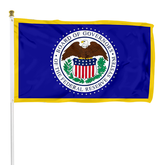 Fyon United States Federal Reserve Bank Flag Indoor and outdoor banner 33015