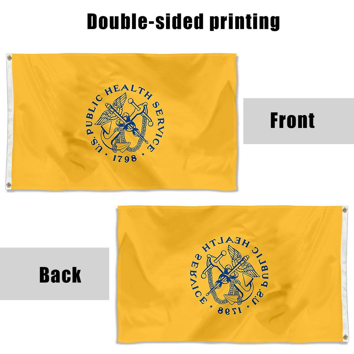 Fyon United States Public Health Service USPHS flag Indoor and outdoor banner