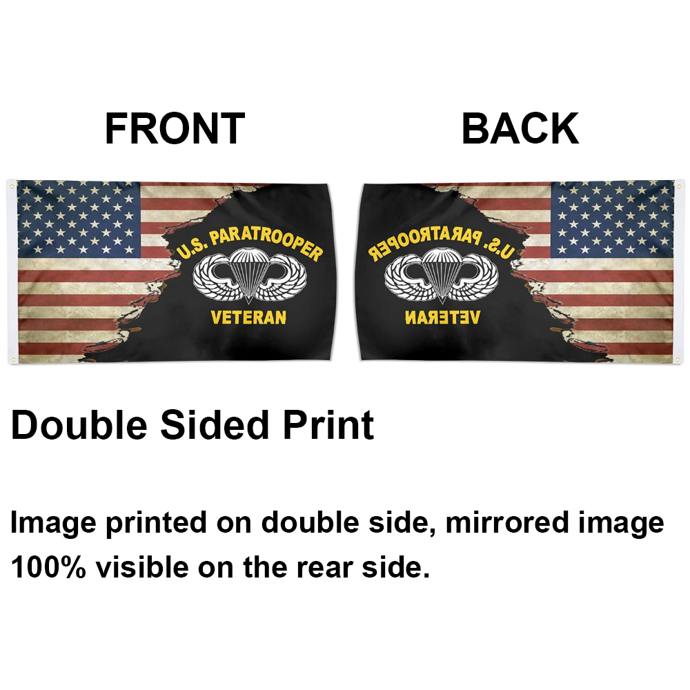 Fyon Us 82nd Airborne Division Us Paratrooper Army Veteran Flag Indoor and outdoor banner 224099