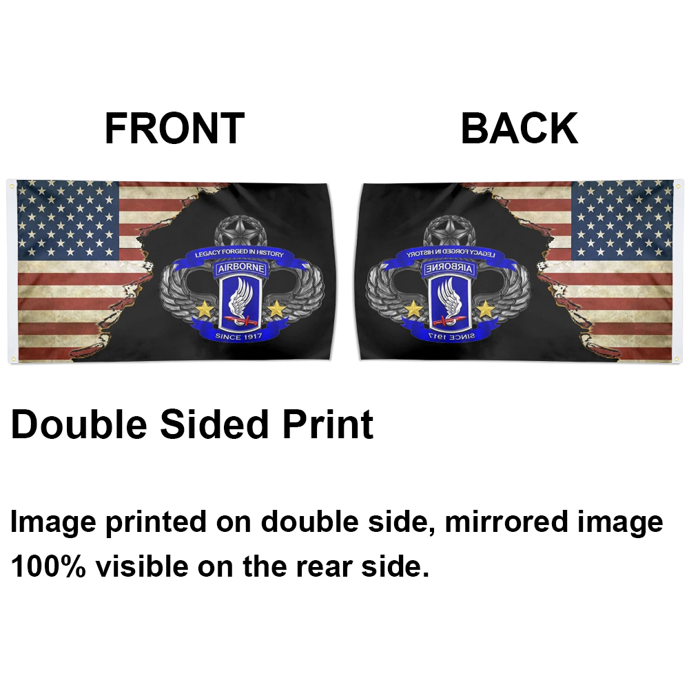 Fyon Us Army 173rd Airborne Brigade Flag Indoor and outdoor banner 2240912