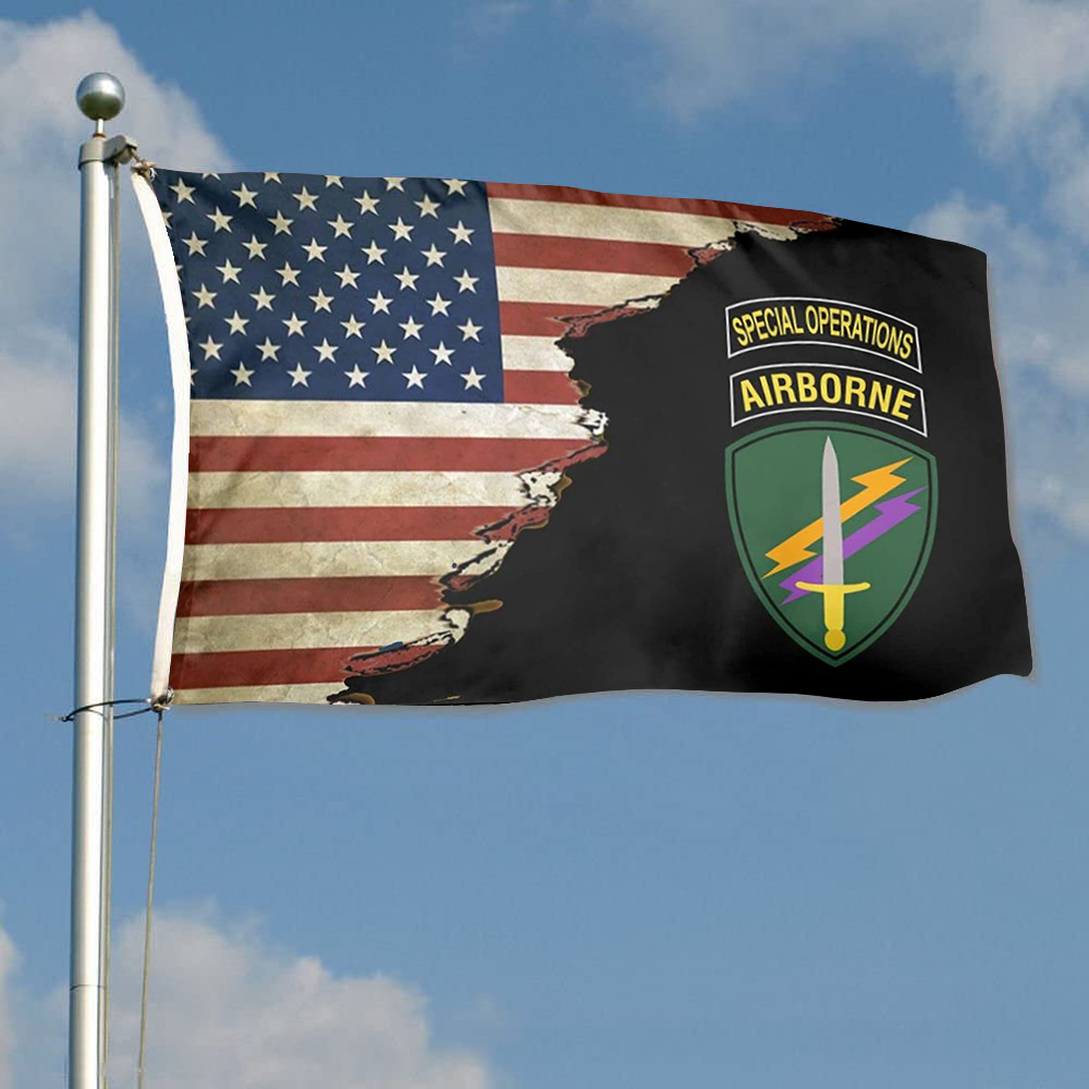 Fyon Us Army Civil Affairs and Psychological Operations Command Special Operations Flag Indoor and outdoor banner 2240914