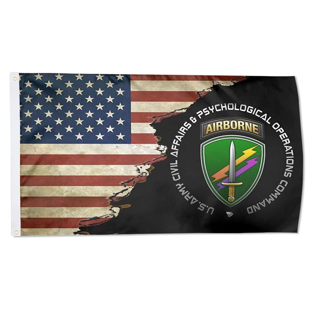 Fyon Us Army Civil Affairs and Psychological Operations Command (Airborne) Flag Indoor and outdoor banner 2240913