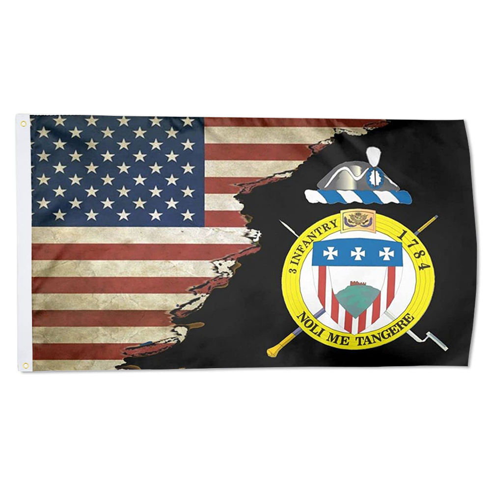 Fyon Us Army Old Guard 3rd United States Infantry Regiment Flag Indoor and outdoor banner 224112