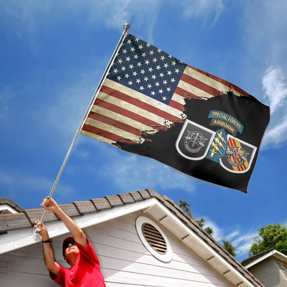 Fyon Us Army Special Forces 5th Special Forces Group Flag Indoor and outdoor banner 224115