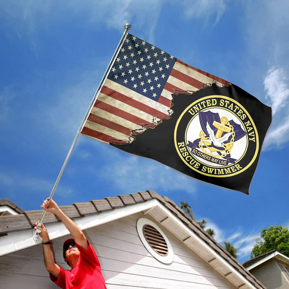 Fyon Us Navy Rescue Swimmer Flag Indoor and outdoor banner 2241111