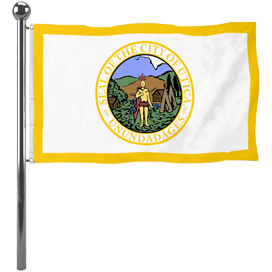 Fyon Utica, New York flag banner