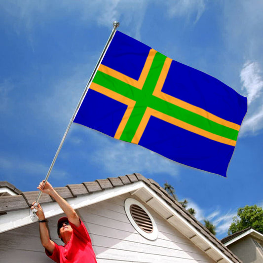 Fyon Vendsyssel, Denmark Flag Indoor and outdoor banner