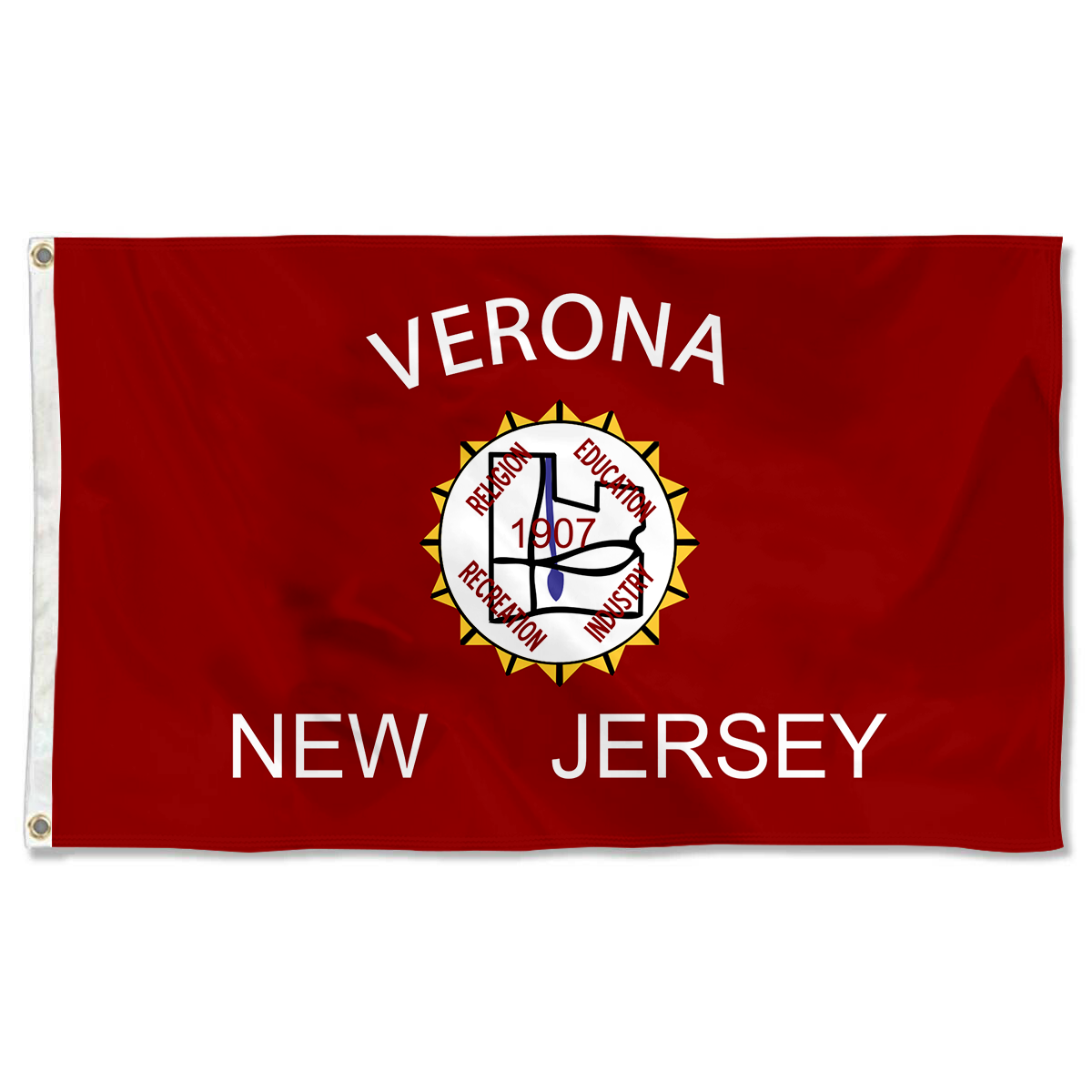 Fyon Verona, New Jersey flag Banner