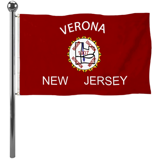 Fyon Verona, New Jersey flag Banner