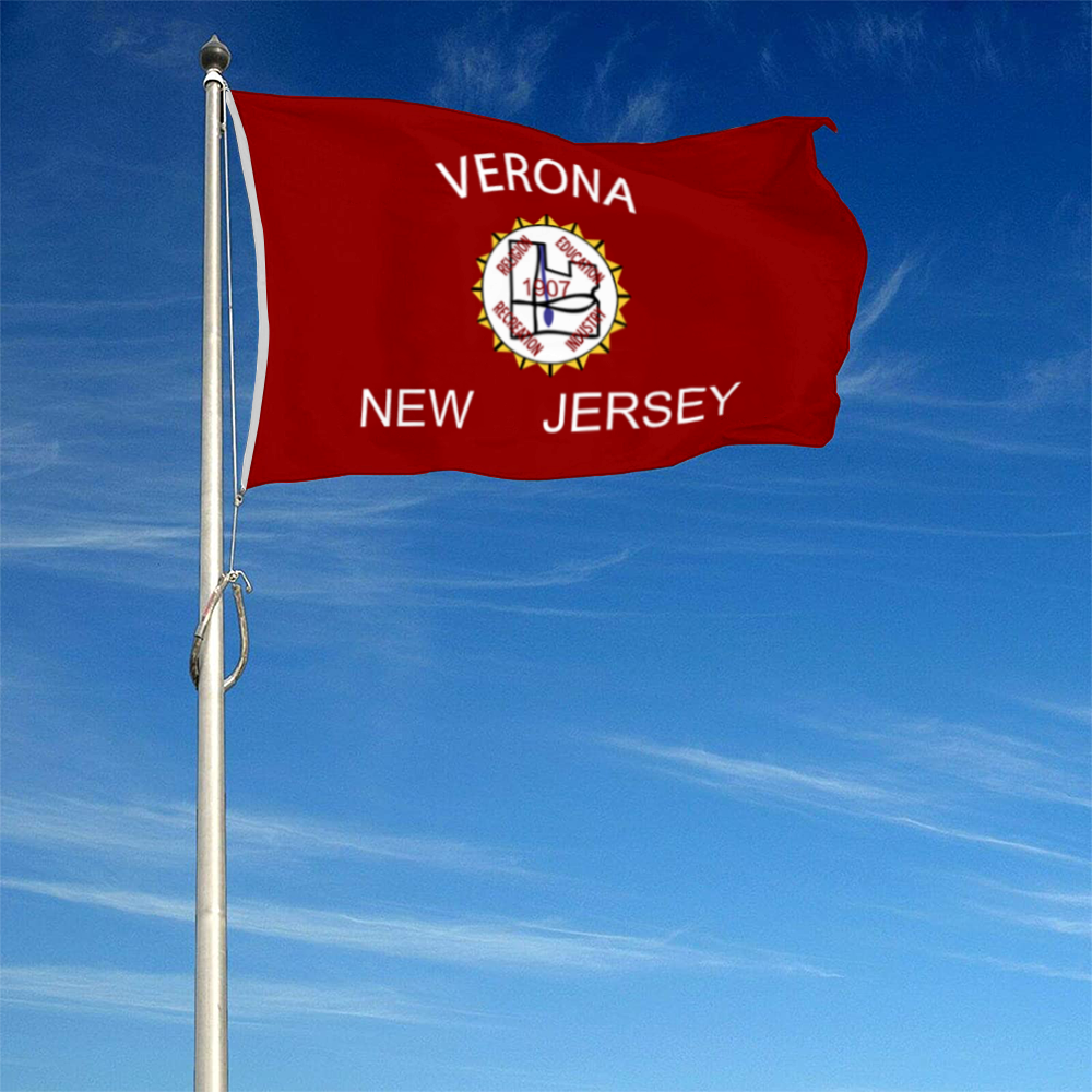 Fyon Verona, New Jersey flag Banner