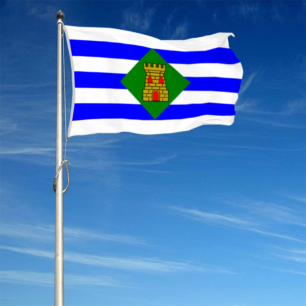 Fyon Vieques, Puerto Rico flag banner