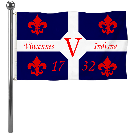 Fyon Vincennes, Indiana flag Banner