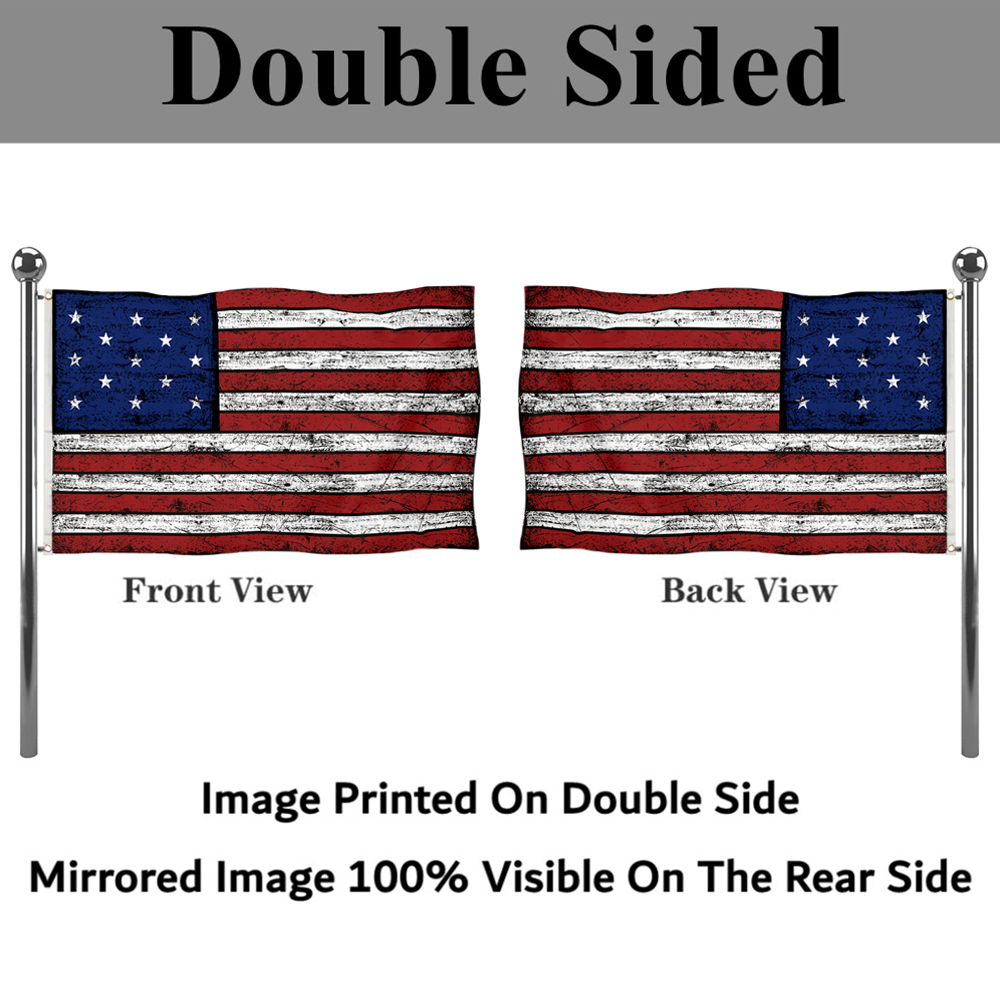 Fyon Vintage 1777–1795 the United States flag Banner