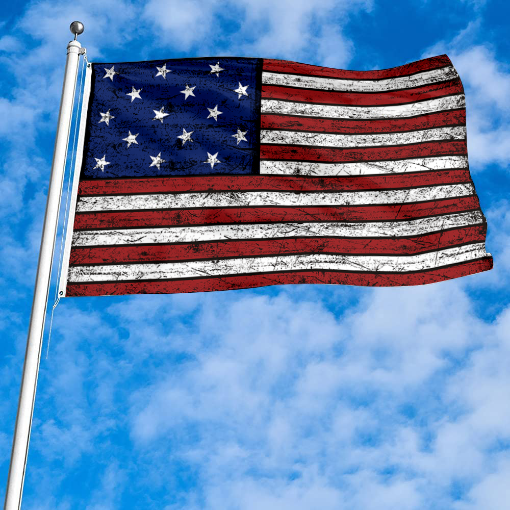 Fyon Vintage 1795-1818 the United States flag Banner