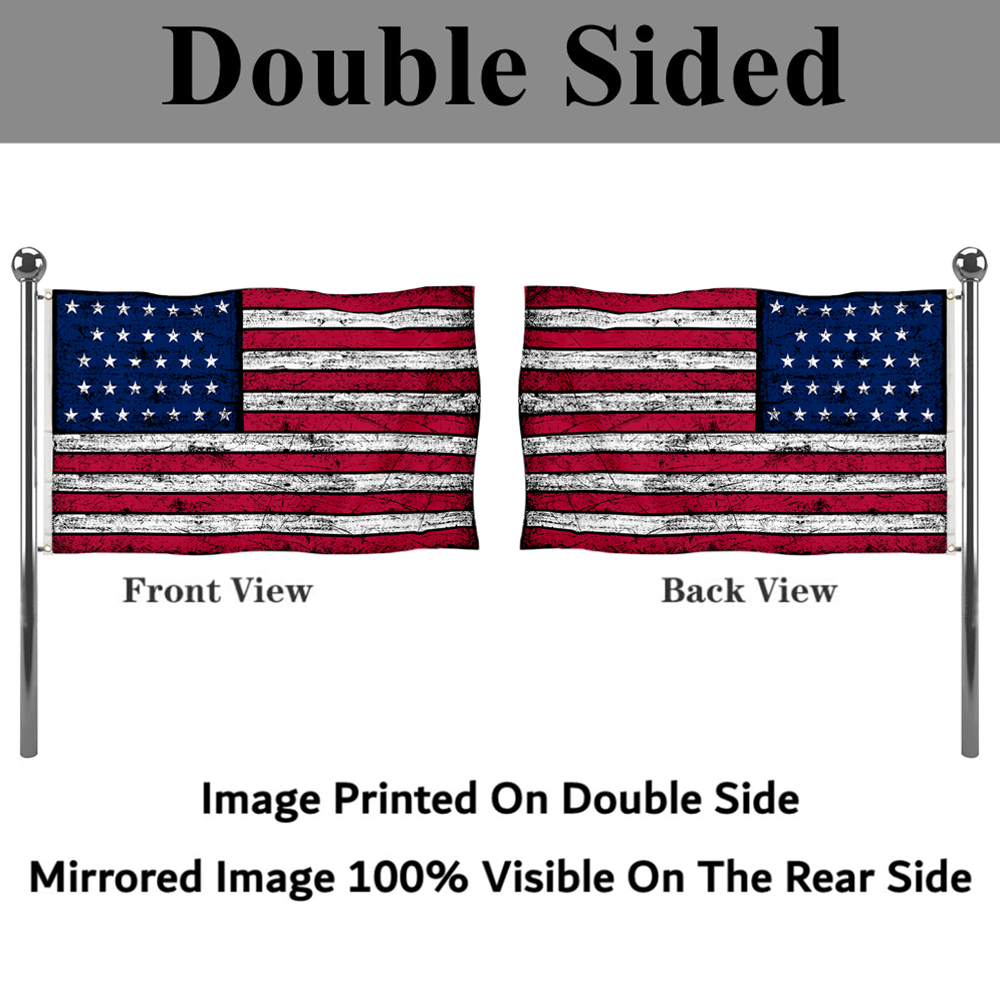 Fyon Vintage 1851–1858 the United States flag Banner