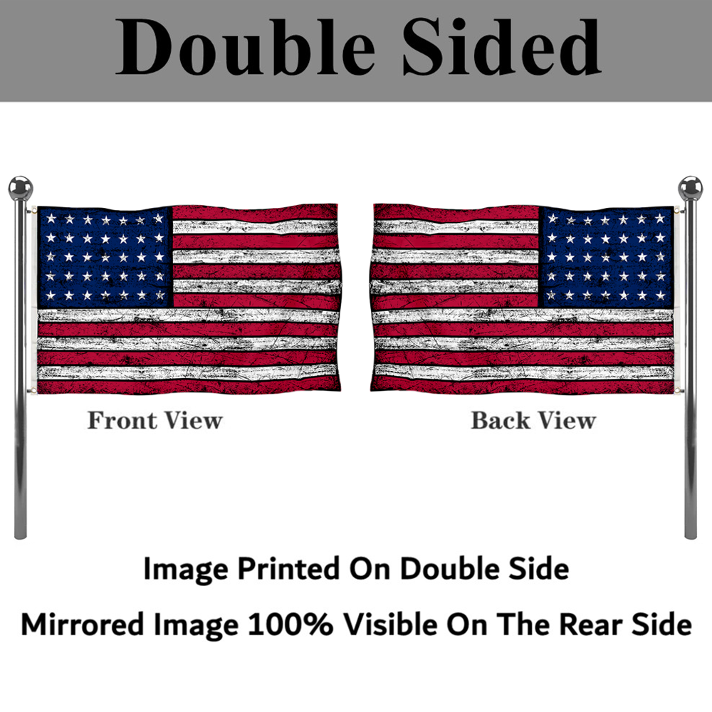 Fyon Vintage 1863-1865 America the United States flag Banner