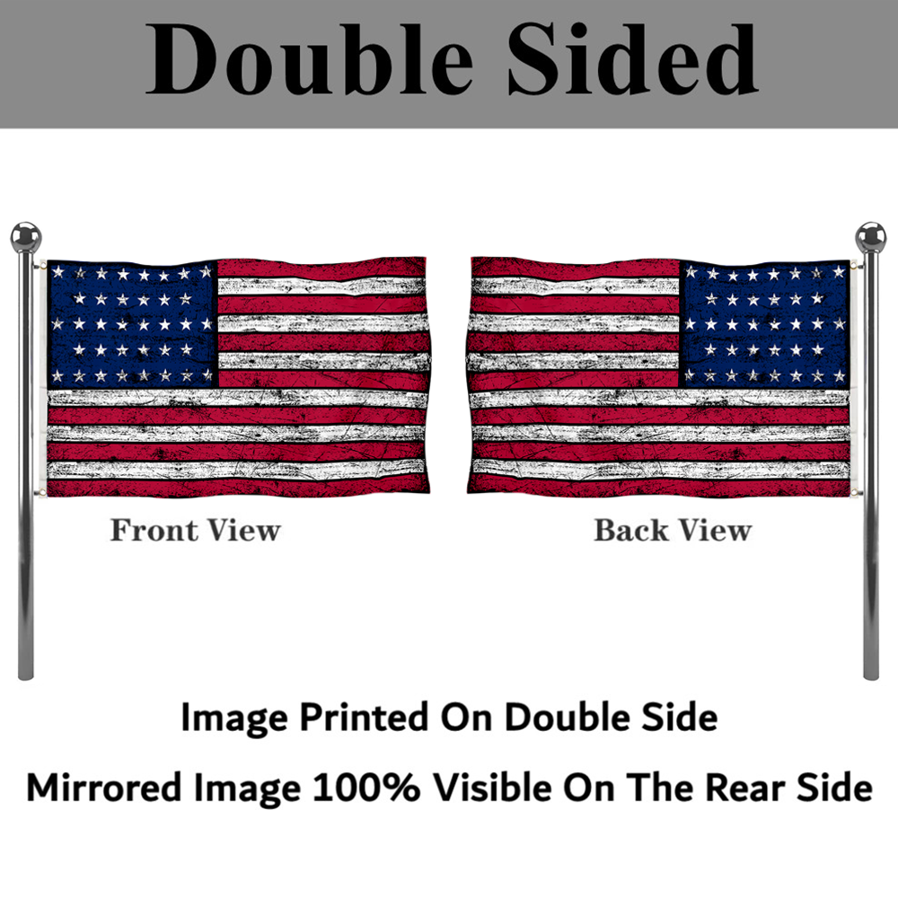 Fyon Vintage 1865–1867 the United States flag Banner