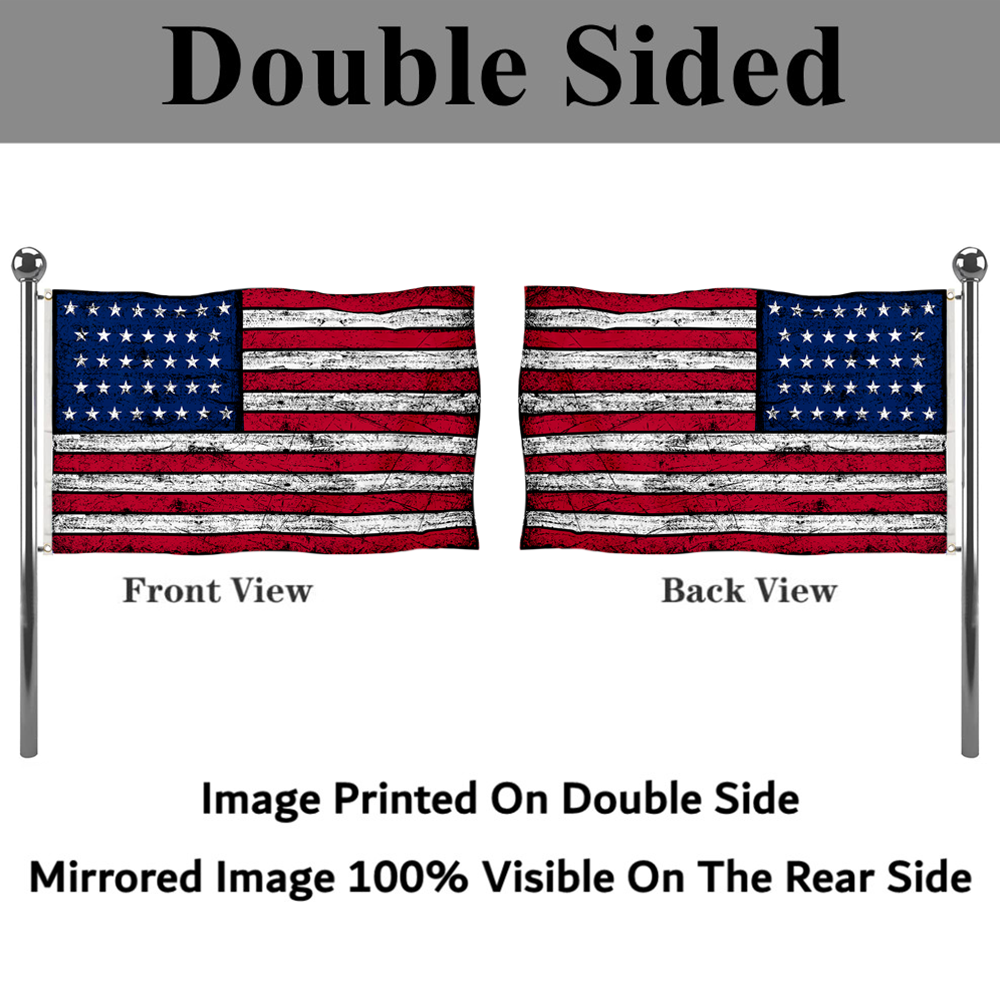 Fyon Vintage 1867-1877 the United States flag Banner