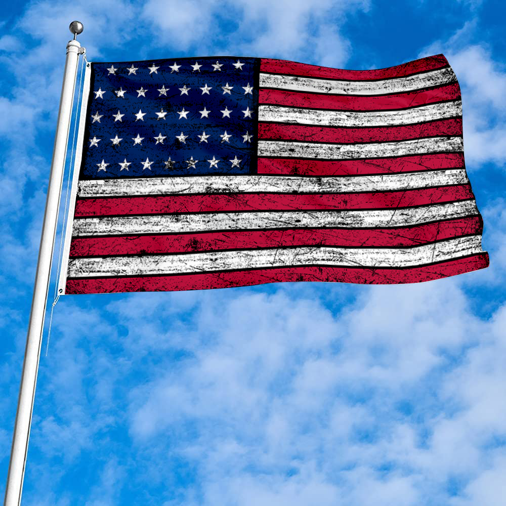 Fyon Vintage 1877–1890 the United States flag Banner