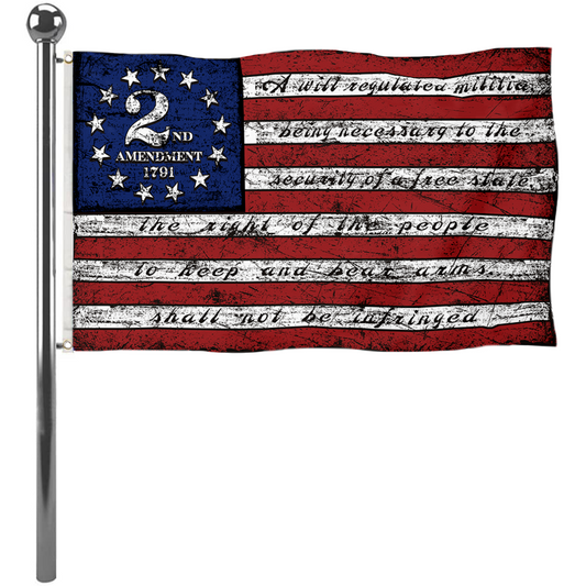 Fyon Vintage 2nd Second Amendment 1791 American Flag Banner