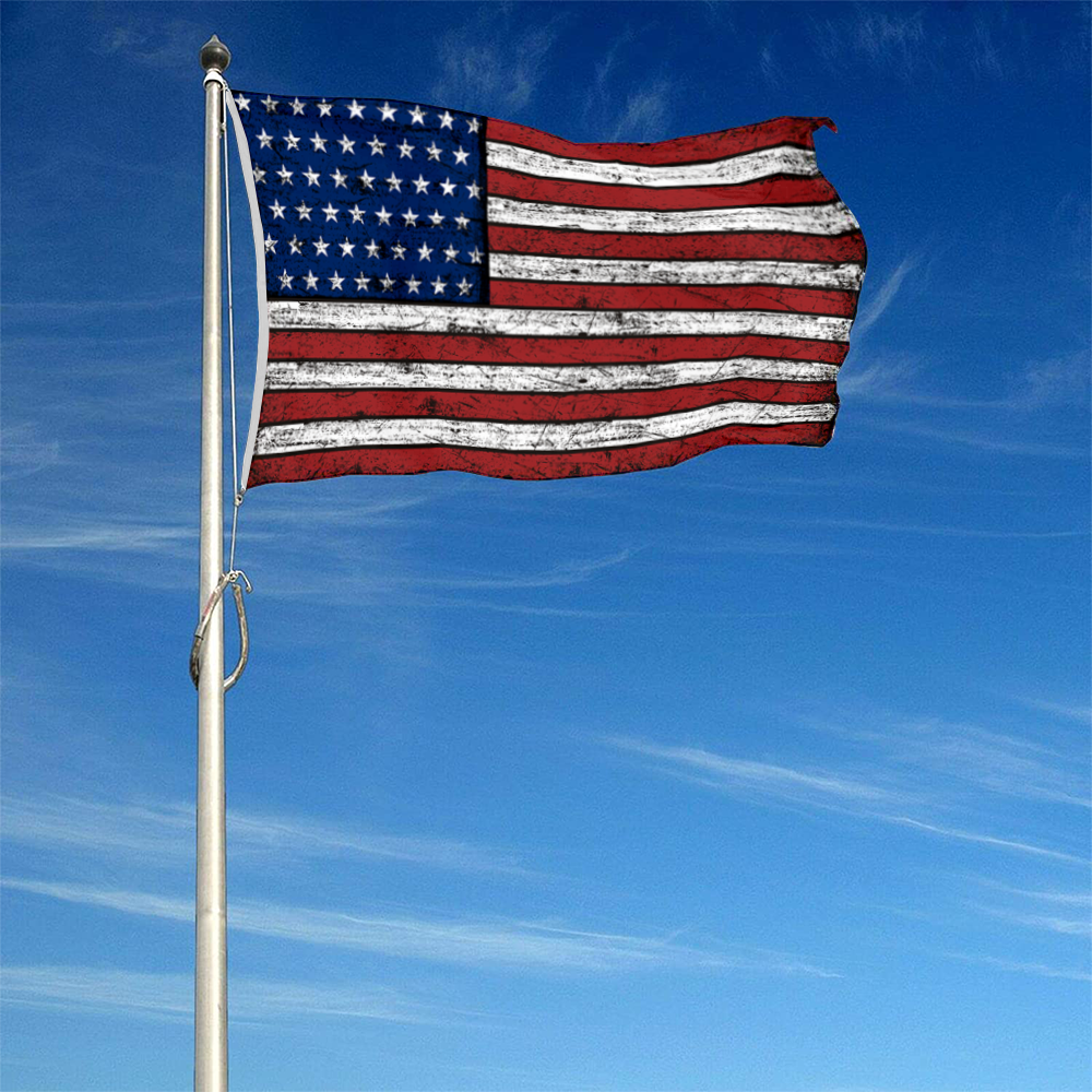 Fyon Vintage 51 stars the United States Flag Banner