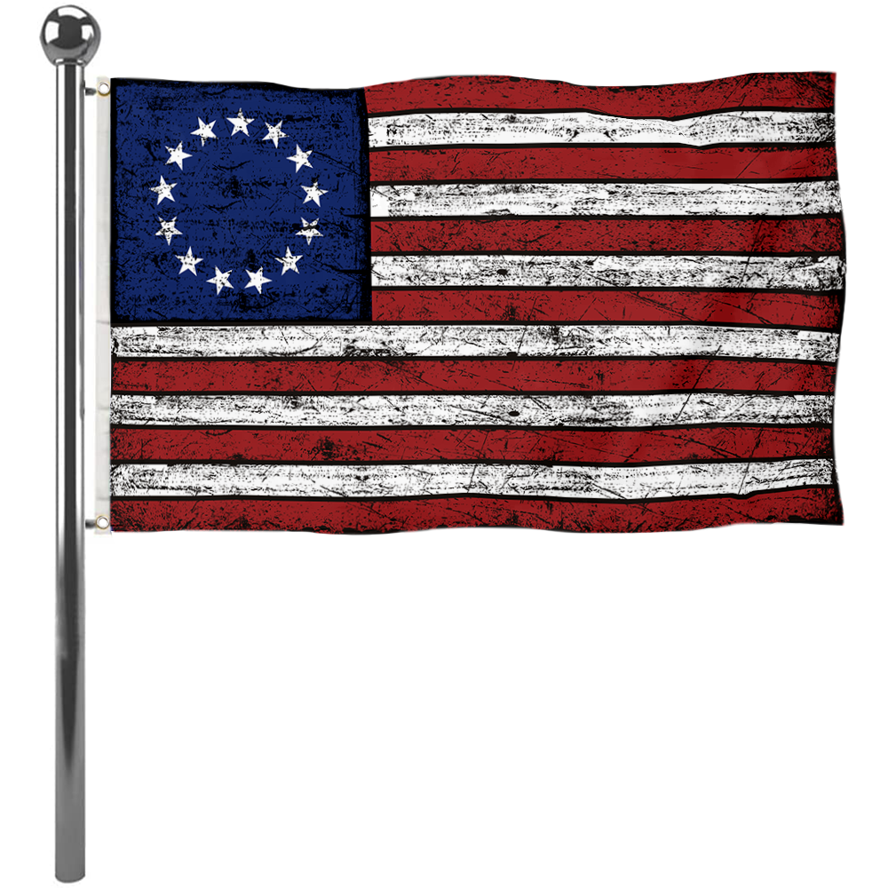 Fyon VVintage Betsy Ross flag the United States flags Banner