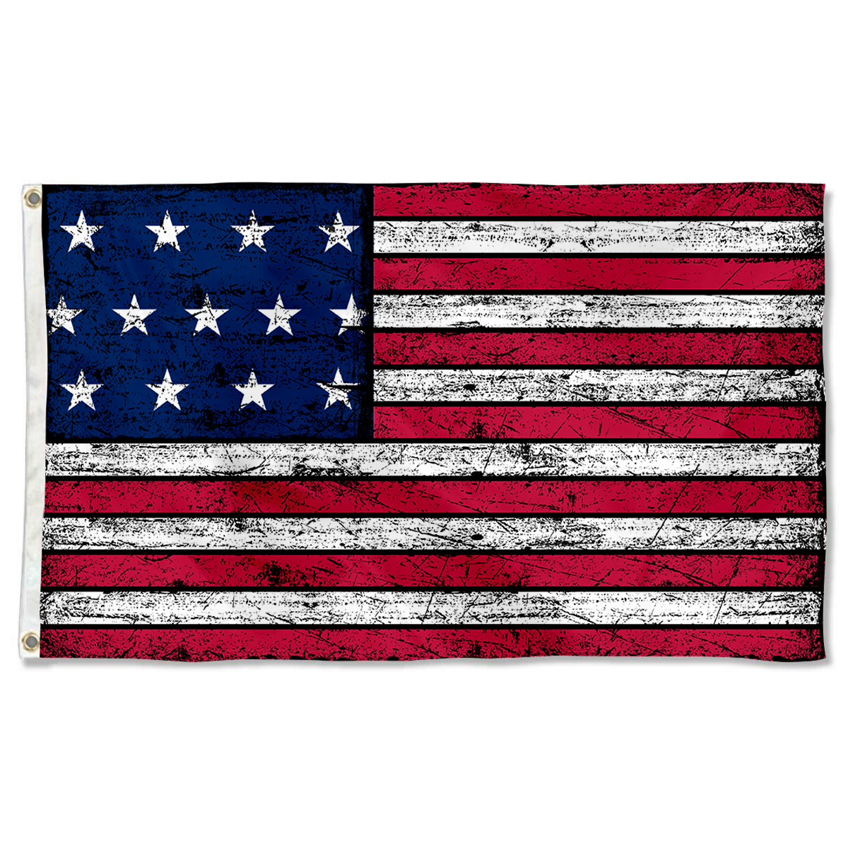 Fyon Vintage the United States 13 star flag Banner