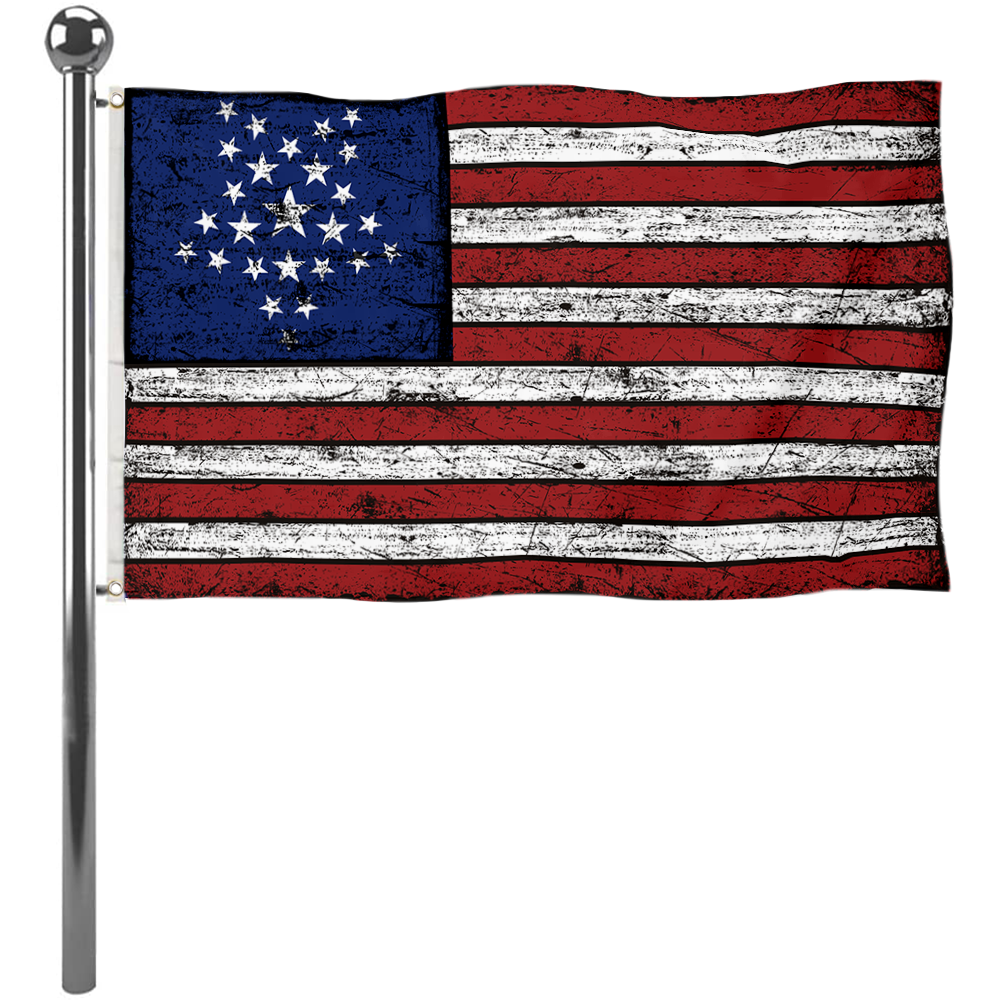 Fyon Vintage the United States US 26 Star GreatStar Flag Banner
