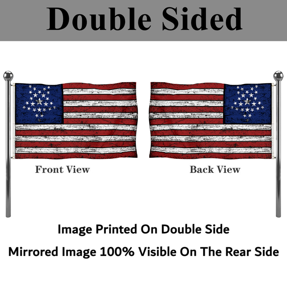 Fyon Vintage the United States US 26 Star GreatStar Flag Banner