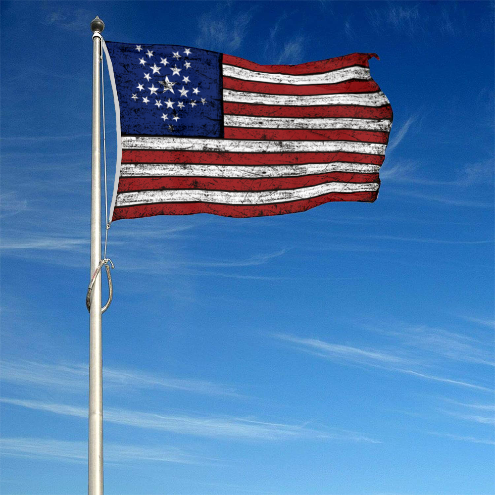 Fyon Vintage the United States US 26 Star GreatStar Flag Banner