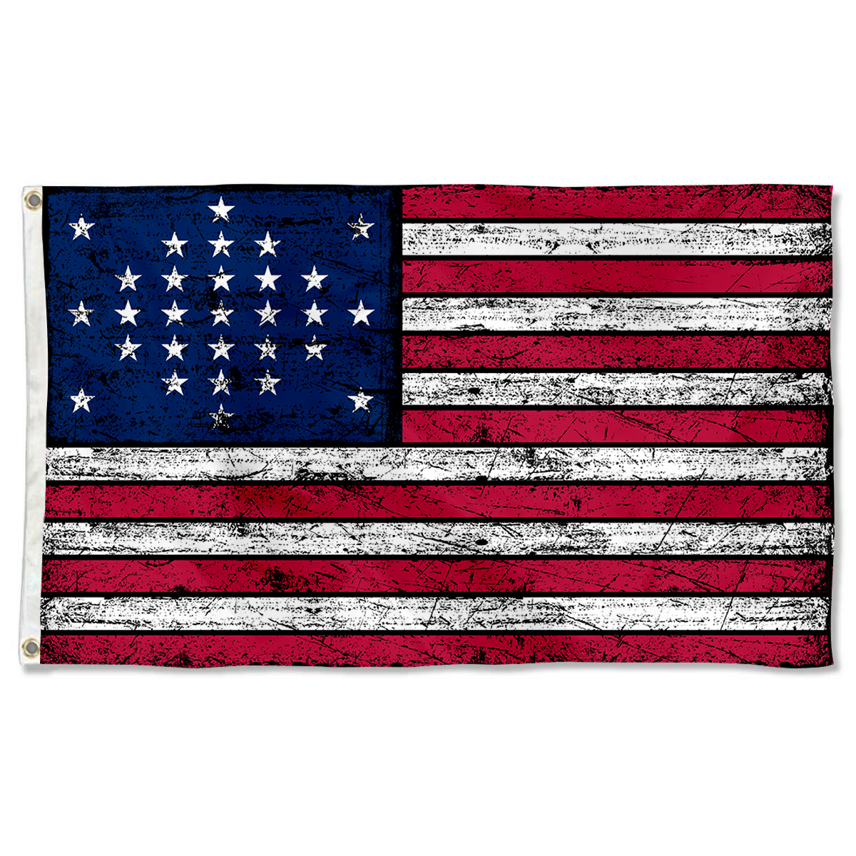 Fyon Vintage the United States US 29 Star Diamond Pattern Flag Banner