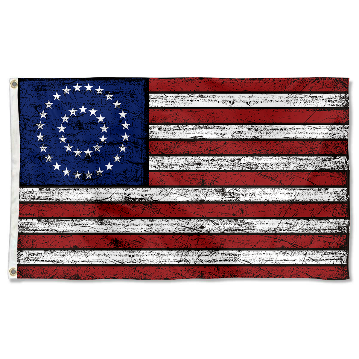 Fyon Vintage the United States flag US 37 Star Medallion Centennial Flag Banner