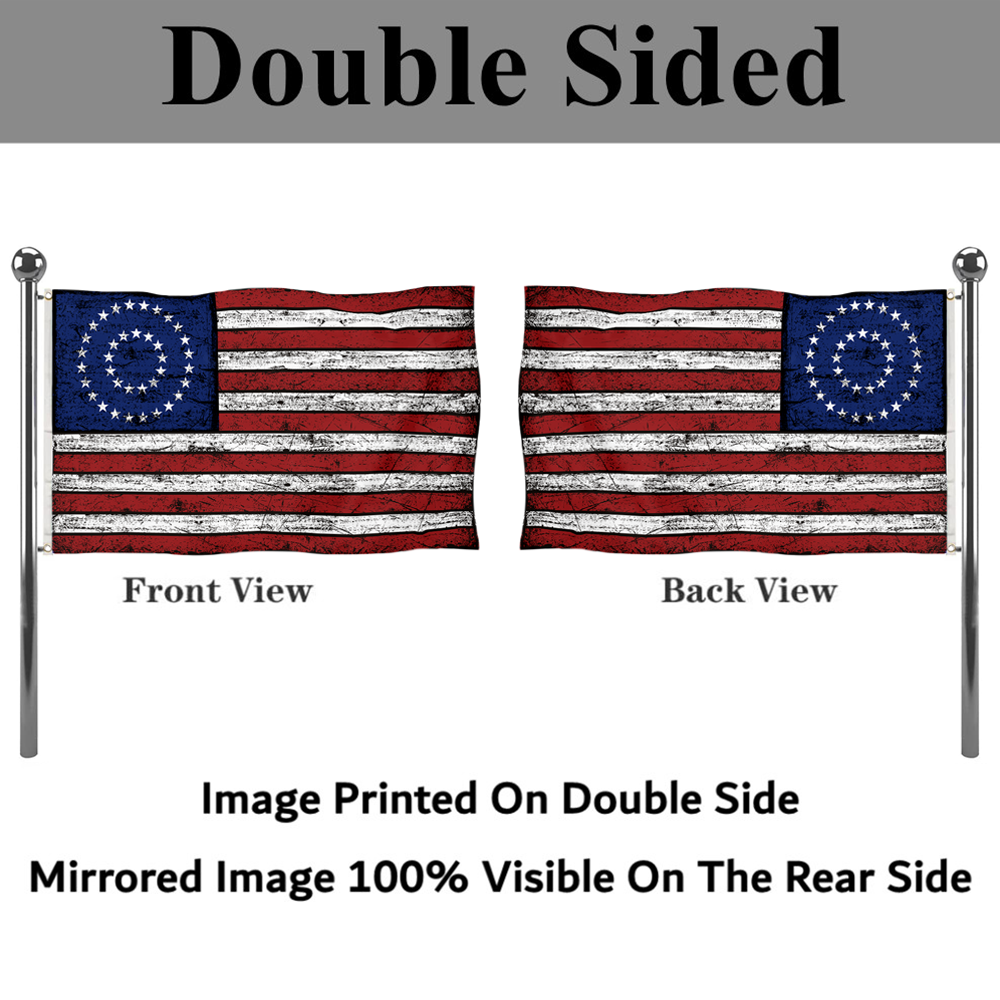 Fyon Vintage the United States flag US 37 Star Medallion Centennial Flag Banner