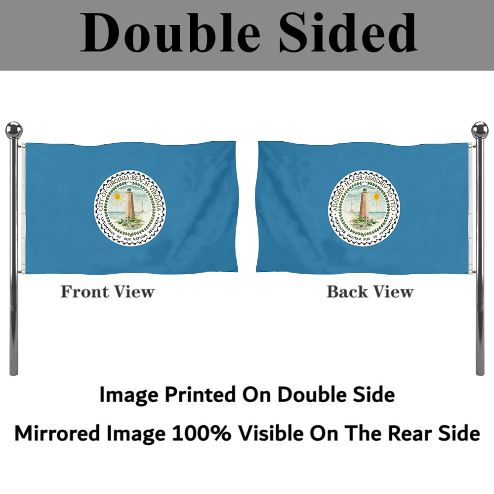 Fyon Virginia Beach, Virginia flag banner