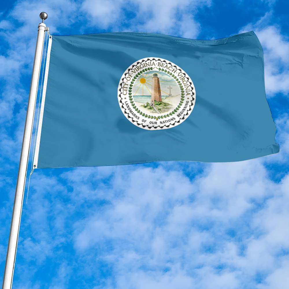 Fyon Virginia Beach, Virginia flag banner