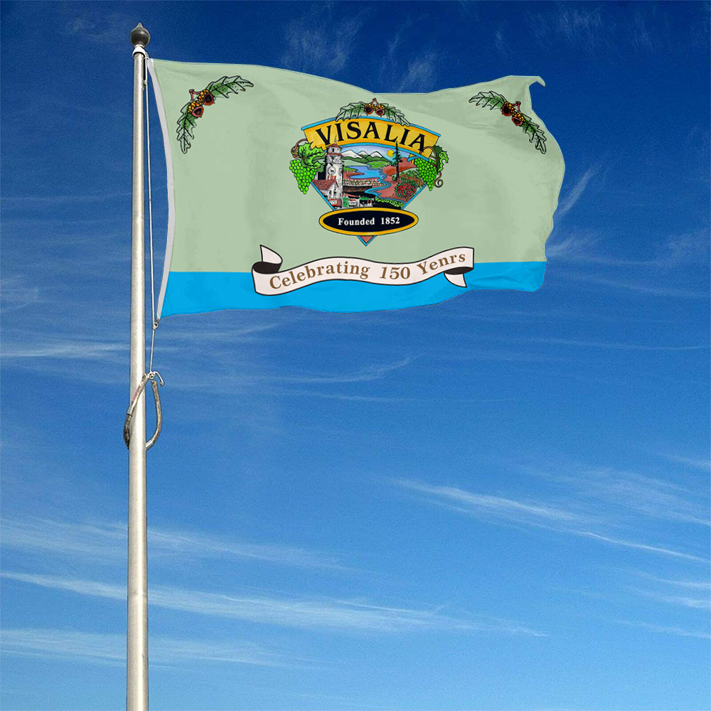 Fyon Visalia, California Flag Banner