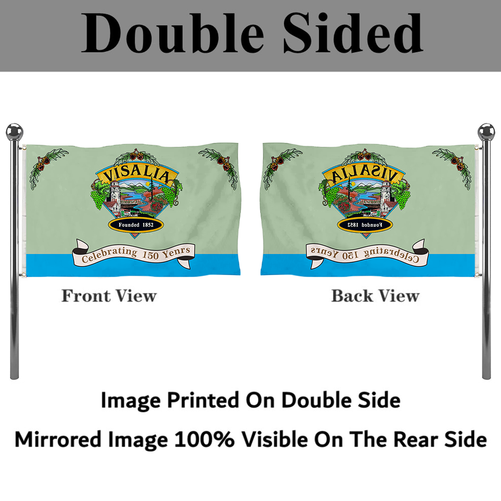 Fyon Visalia, California Flag Banner
