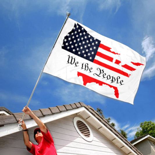 Fyon WE The People W America Flag Indoor and Outdoor Banner