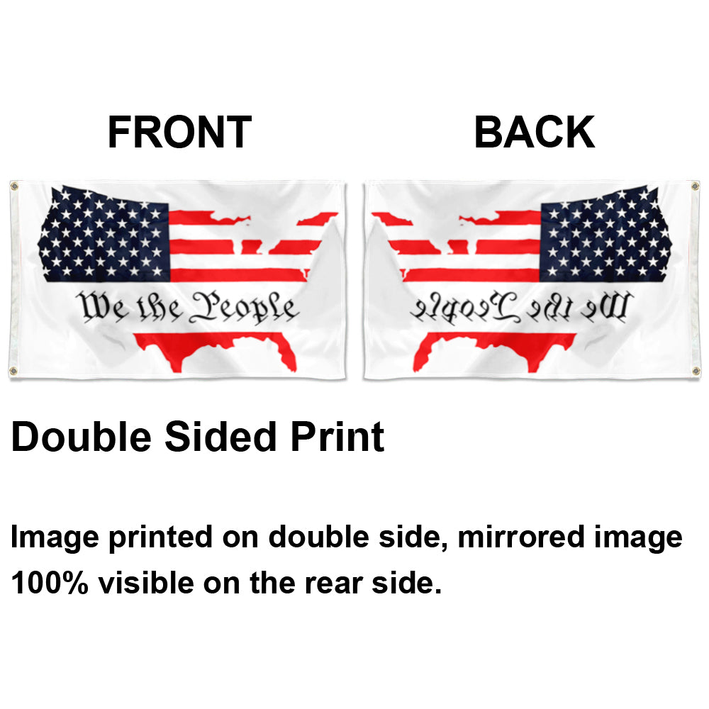 Fyon WE The People W America Flag Indoor and Outdoor Banner