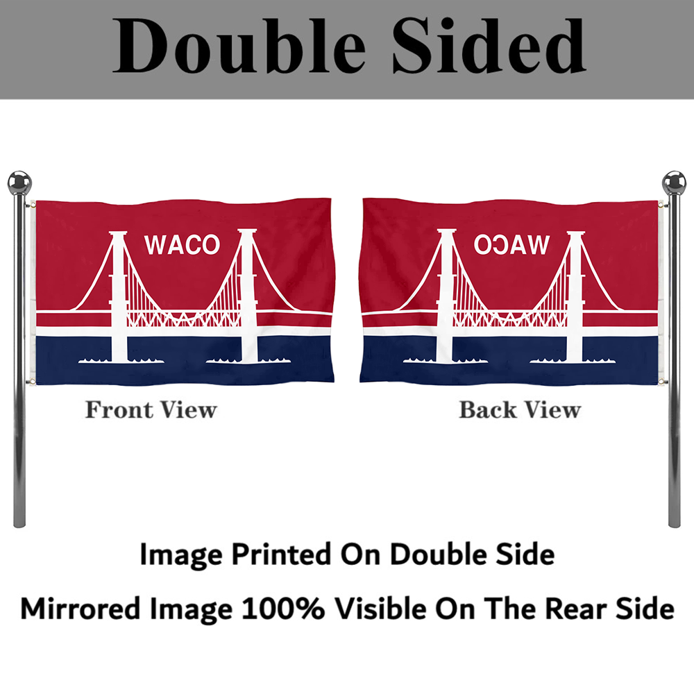 Fyon Waco, Texas flag banner