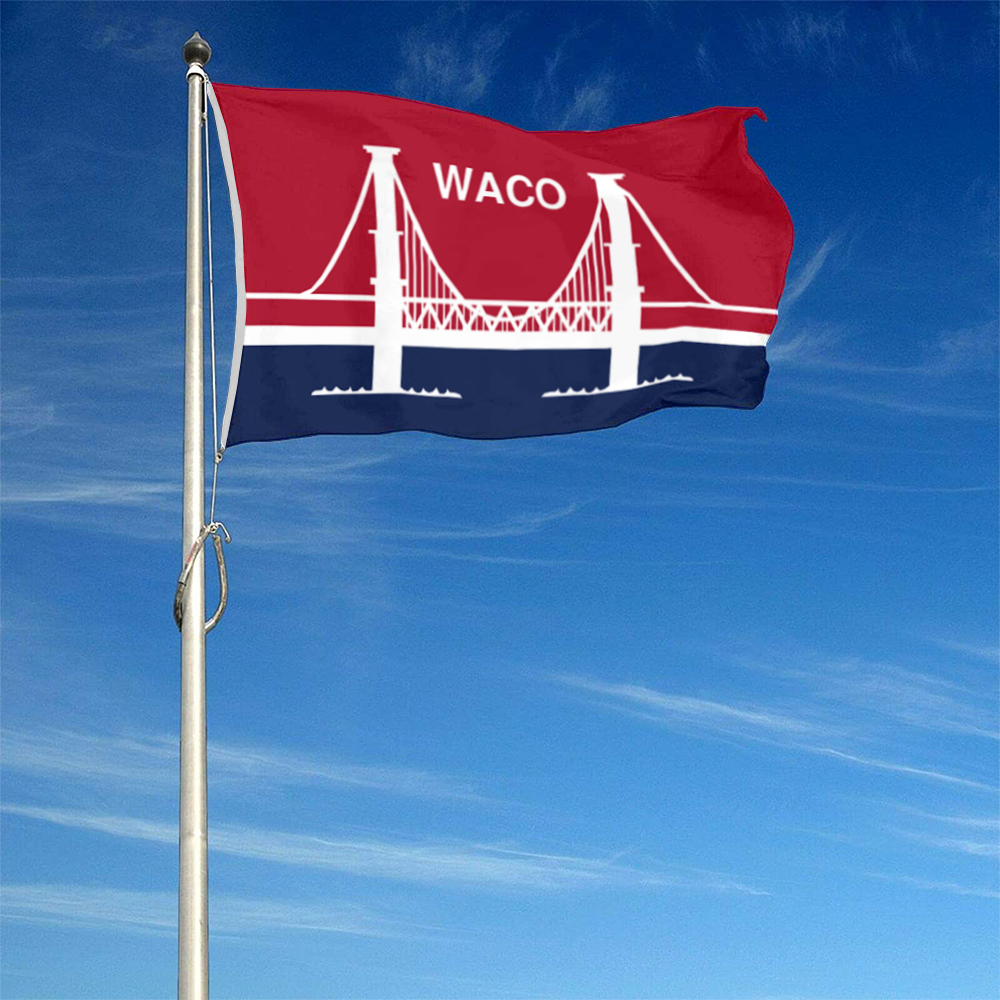 Fyon Waco, Texas flag banner