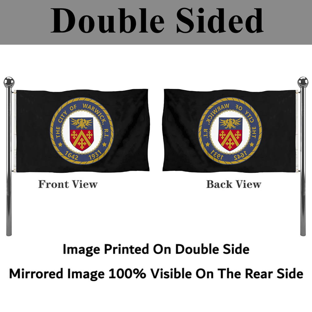 Fyon Warwick, Rhode Island flag Banner