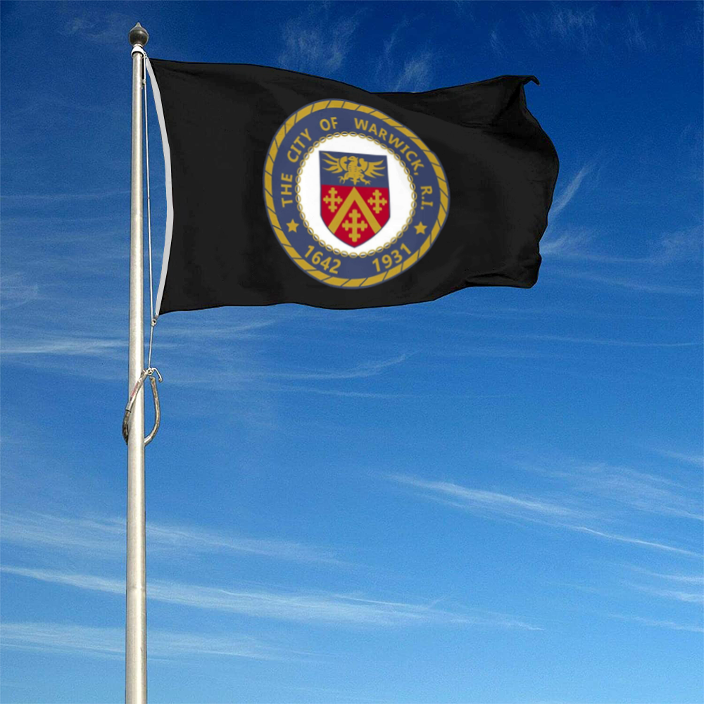 Fyon Warwick, Rhode Island flag Banner