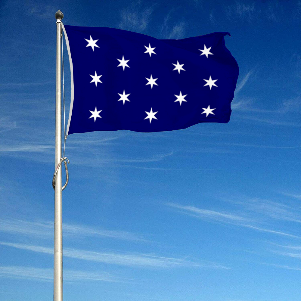 Fyon Washington, New York flag banner