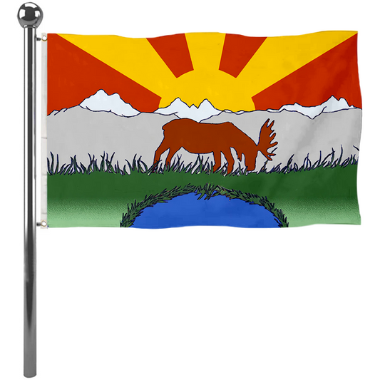 Fyon Wasilla, Alaska Flag Banner